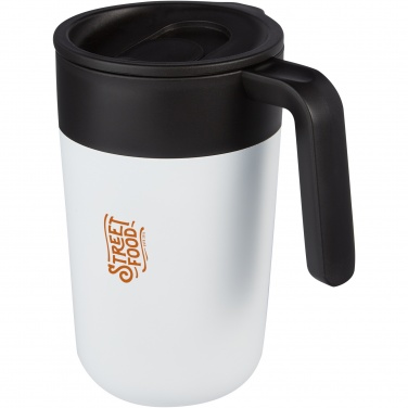 Logo trade corporate gift photo of: Nordia 400 ml double-wall recycled mug