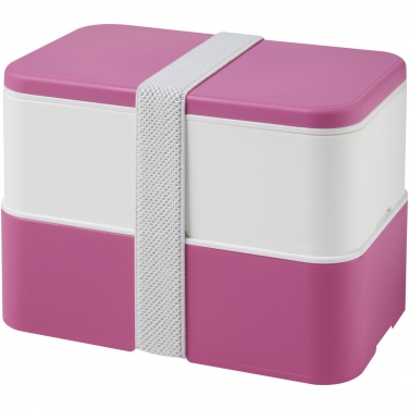Logo trade corporate gifts image of: MIYO double layer lunch box