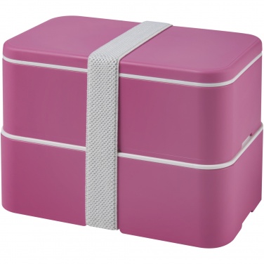 Logo trade promotional items image of: MIYO double layer lunch box