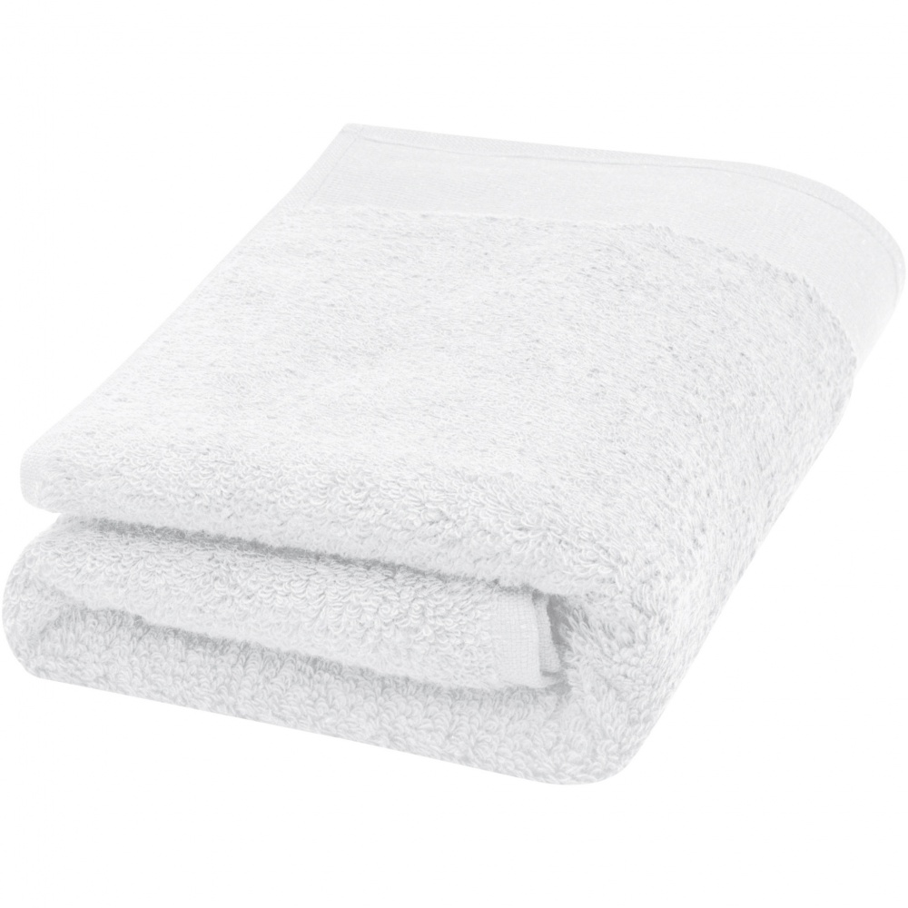 Logo trade corporate gift photo of: Nora 550 g/m² cotton towel 50x100 cm