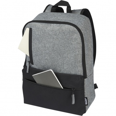 Logo trade promotional products image of: Reclaim 15" GRS recycled two-tone laptop backpack 14L