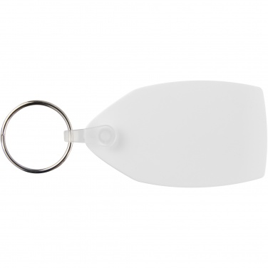Logotrade promotional gift picture of: Tait rectangular-shaped recycled keychain