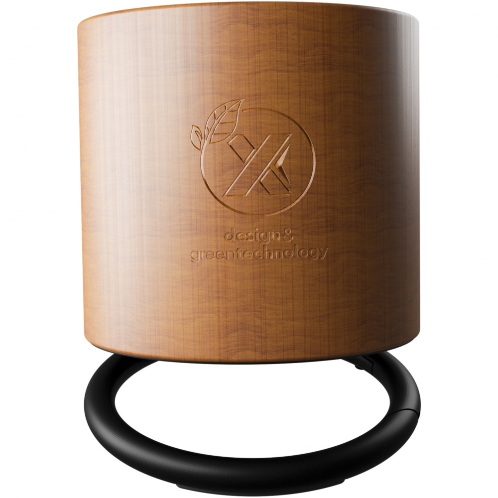 Logotrade promotional merchandise photo of: SCX.design S27 3W wooden ring speaker