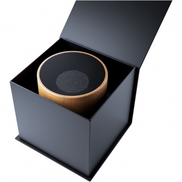 Logo trade advertising product photo of: SCX.design S27 3W wooden ring speaker