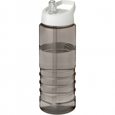 Logo trade corporate gifts picture of: H2O Active® Eco Treble 750 ml spout lid sport bottle 