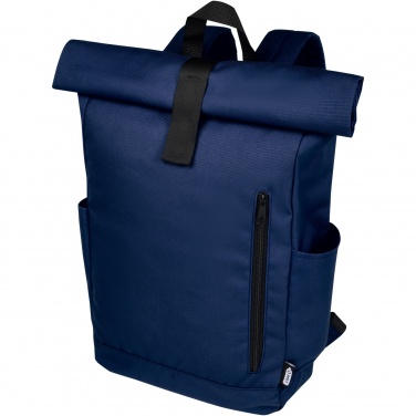 Logotrade promotional product image of: Byron 15.6" GRS RPET roll-top backpack 18L
