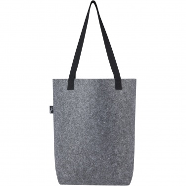 Logo trade promotional items picture of: Felta GRS recycled felt tote bag with wide bottom 12L