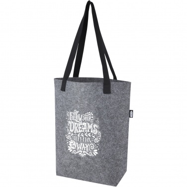 Logotrade promotional product image of: Felta GRS recycled felt tote bag with wide bottom 12L