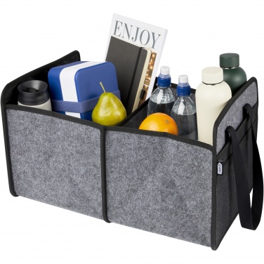 Logo trade promotional gift photo of: Felta GRS recycled felt foldable car organiser
