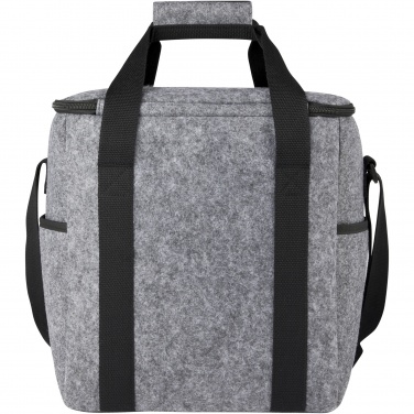 Logotrade promotional item image of: Felta GRS recycled felt bottle cooler bag 21L