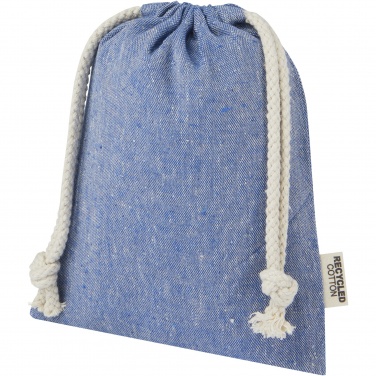 Logo trade promotional products image of: Pheebs 150 g/m² GRS recycled cotton gift bag small 0.5L
