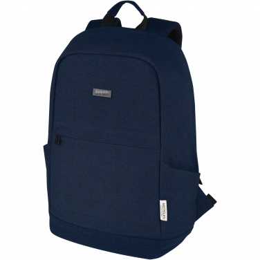 Logotrade promotional product picture of: Joey 15.6" GRS recycled canvas anti-theft laptop backpack 18L