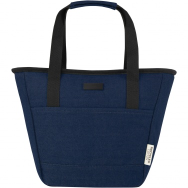 Logotrade promotional gift image of: Joey 9-can GRS recycled canvas lunch cooler bag 6L