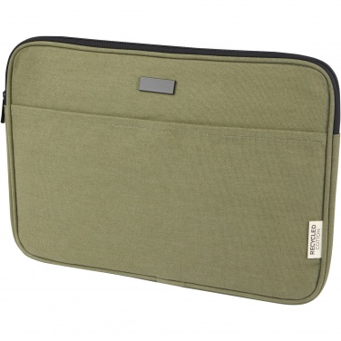 Logo trade promotional giveaways image of: Joey 14" GRS recycled canvas laptop sleeve 2L