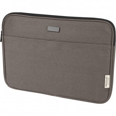 Logotrade promotional giveaway image of: Joey 14" GRS recycled canvas laptop sleeve 2L