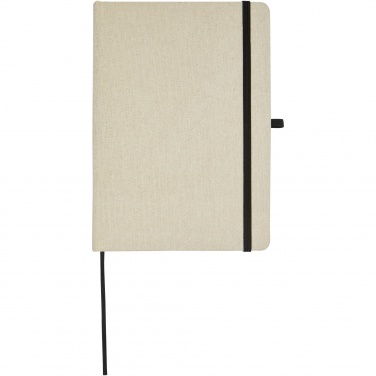 Logo trade promotional merchandise picture of: Tutico organic cotton hardcover notebook