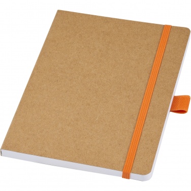 Logo trade promotional merchandise photo of: Berk recycled paper notebook