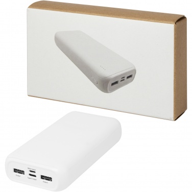 Logo trade corporate gifts image of: Electro 20.000 mAh recycled plastic power bank 