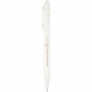 Logotrade promotional giveaway picture of: Chartik monochromatic recycled paper ballpoint pen with matte finish