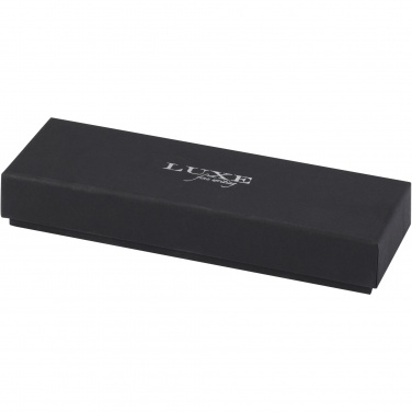 Logotrade corporate gift picture of: Lucetto recycled aluminium ballpoint and rollerball pen gift set