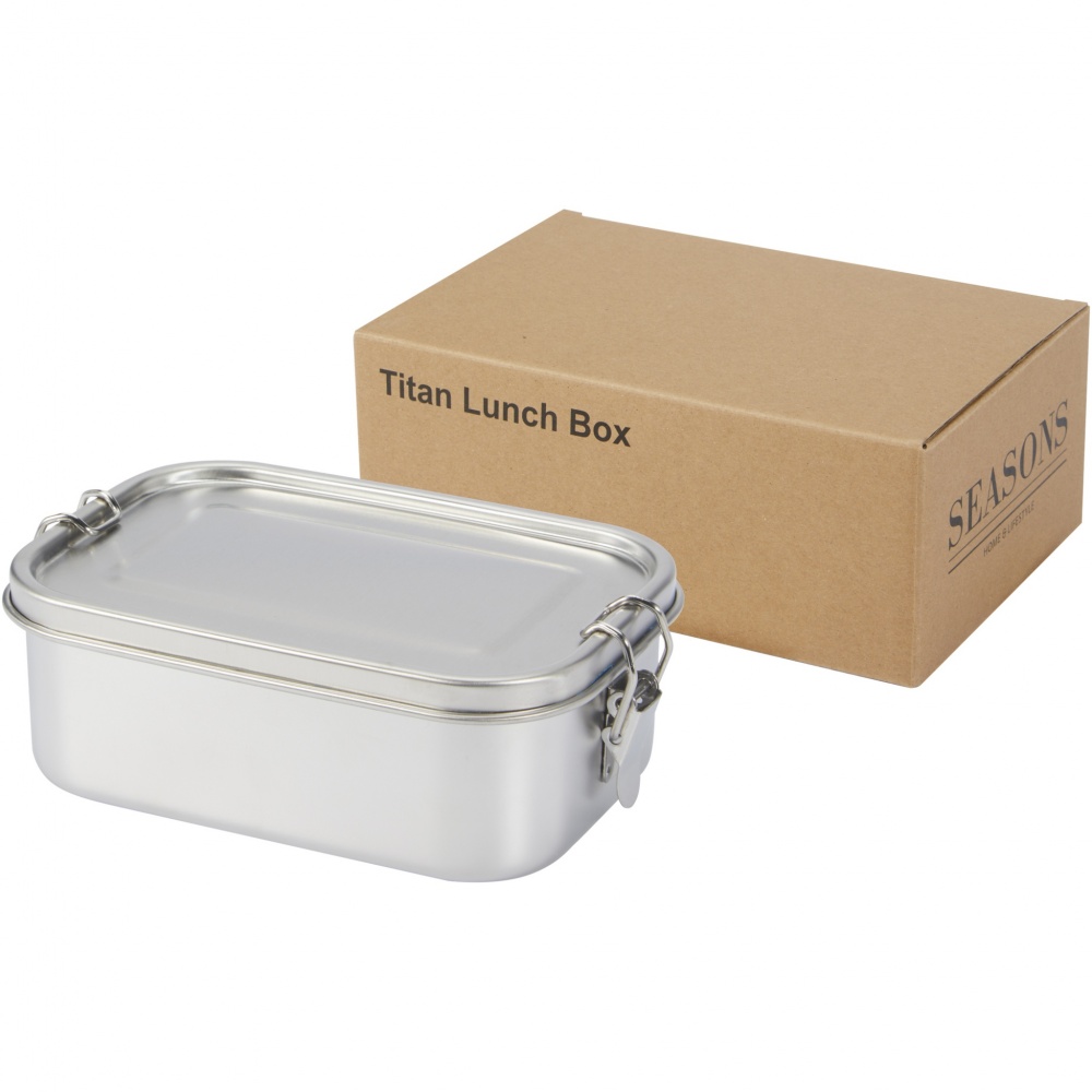Logotrade advertising product picture of: Titan recycled stainless steel lunch box