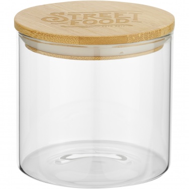 Logo trade promotional items picture of: Boley 320 ml glass food container