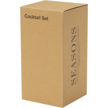 Logo trade advertising product photo of: Gaudie recycled stainless steel cocktail shaker