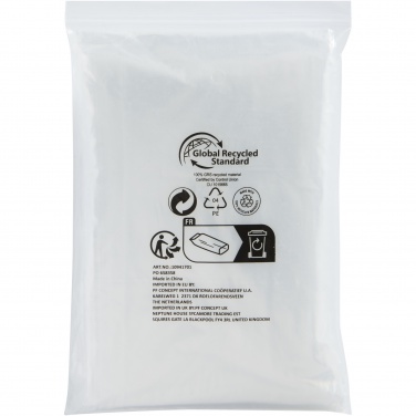 Logo trade advertising products picture of: Mayan recycled plastic disposable rain poncho with storage pouch