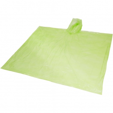 Logotrade business gift image of: Mayan recycled plastic disposable rain poncho with storage pouch
