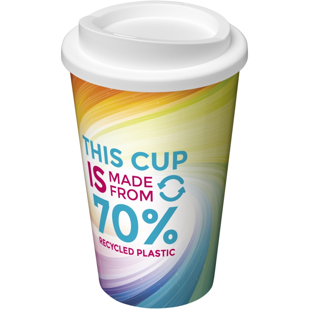 Logotrade corporate gift image of: Brite-Americano® Eco 350 ml insulated tumbler