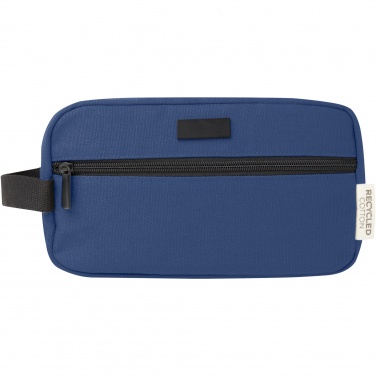 Logo trade business gifts image of: Joey GRS recycled canvas travel accessory pouch bag 3.5L