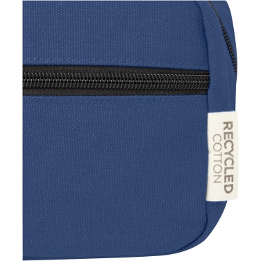Logo trade promotional products image of: Joey GRS recycled canvas travel accessory pouch bag 3.5L