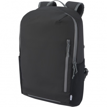 Logotrade promotional giveaway image of: Aqua 15" GRS recycled water resistant laptop backpack 21L
