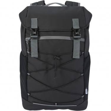 Logotrade promotional merchandise image of: Aqua 15.6" GRS recycled water resistant laptop backpack 23L