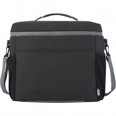 Logo trade corporate gifts image of: Aqua 20-can GRS recycled water resistant cooler bag 22L