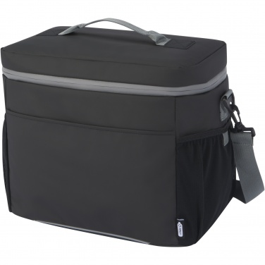 Logo trade promotional gift photo of: Aqua 20-can GRS recycled water resistant cooler bag 22L