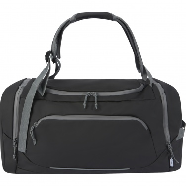 Logo trade advertising products picture of: Aqua GRS recycled water resistant duffel backpack 35L