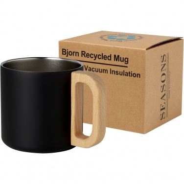 Logotrade promotional giveaway picture of: Bjorn 360 ml RCS certified recycled stainless steel mug with copper vacuum insulation