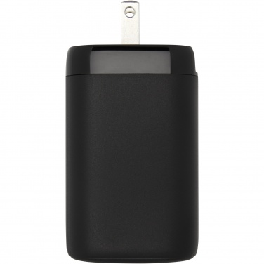 Logo trade business gifts image of: ADAPT 25W recycled plastic PD travel charger