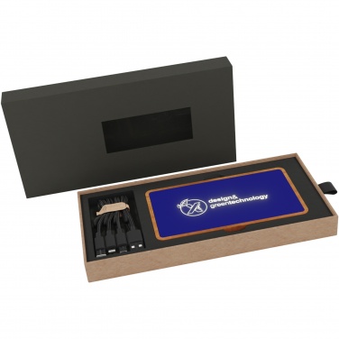 Logotrade promotional merchandise image of: SCX.design P36 5000 mAh light-up wireless power bank