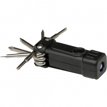Logotrade promotional merchandise image of: Octo 8-in-1 RCS recycled plastic screwdriver set with torch