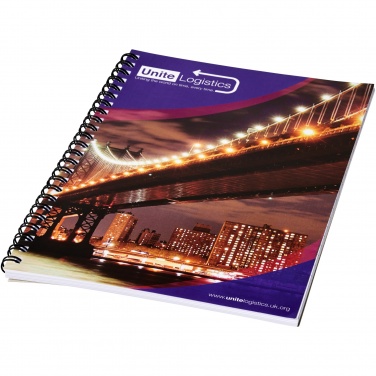 Logotrade promotional giveaways photo of: Desk-Mate® A5 spiral notebook with printed back cover