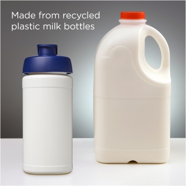 Logotrade corporate gift picture of: Baseline 500 ml recycled sport bottle with flip lid