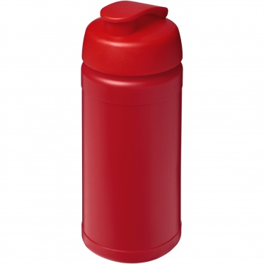 Logotrade promotional gift picture of: Baseline 500 ml recycled sport bottle with flip lid