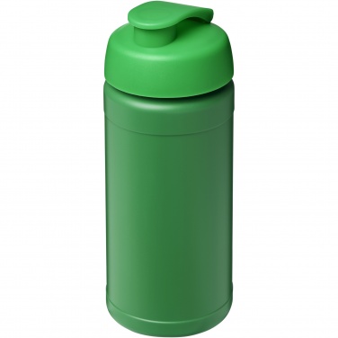 Logotrade promotional gift picture of: Baseline 500 ml recycled sport bottle with flip lid