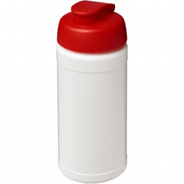 Logo trade promotional giveaways picture of: Baseline 500 ml recycled sport bottle with flip lid