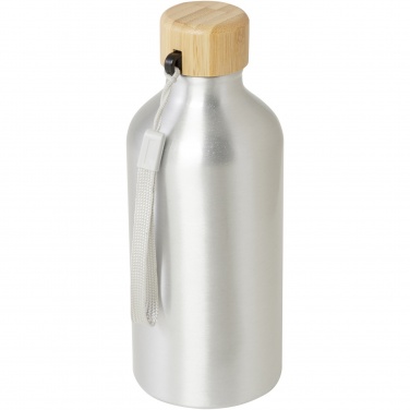 Logotrade promotional gift image of: Malpeza 500 ml RCS certified recycled aluminium water bottle