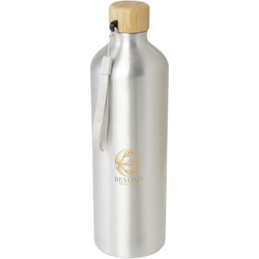 Logotrade promotional product picture of: Malpeza 1000 ml RCS certified recycled aluminium water bottle