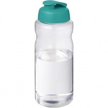 Logo trade promotional gift photo of: H2O Active® Big Base 1 litre flip lid sport bottle