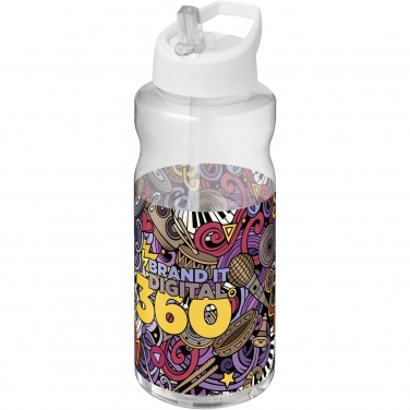 Logo trade corporate gifts picture of: H2O Active® Big Base 1 litre spout lid sport bottle